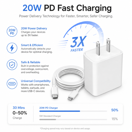 iPhone Type-C to Lightning Charger with Free Cable