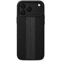iPhone 13 / 14 / 15 / 16 / 17 Pro Max – Black Dual Texture Leather Case