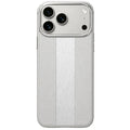 iPhone 13 / 14 / 15 / 16 / 17 Pro Max – Grey Dual Texture Leather Case